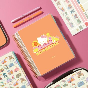 Hello Kitty x Erin Condren Spiral Notebook (Hello Sunshine)