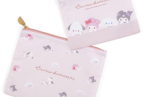 Sanrio Characters 2-Piece Pouch Set (Just Chillin' Series)