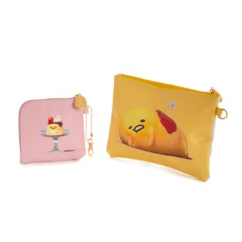 Gudetama 2-Piece Pouch Set (An Eggcellent Adventure Series)