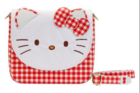 Hello Kitty x Loungefly Gingham Crossbody Bag