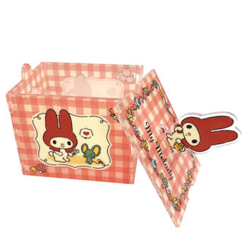 My Melody Acrylic Storage Case (Red Classic Gingham Series)