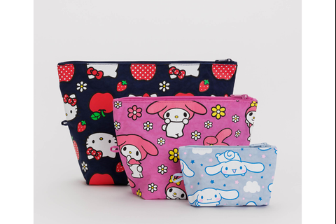 Hello Kitty and Friends x Baggu Go Pouch Set