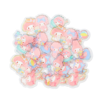 My Melody and My Sweet Piano 24-Piece Summer Tee Mini Sticker Pack