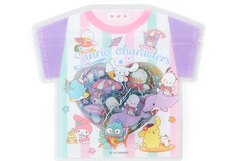 Sanrio Characters 24-Piece Summer Tee Mini Sticker Pack