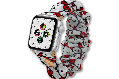 Classic Hello Kitty x Sonix Scrunchie Apple Watch Band (White)