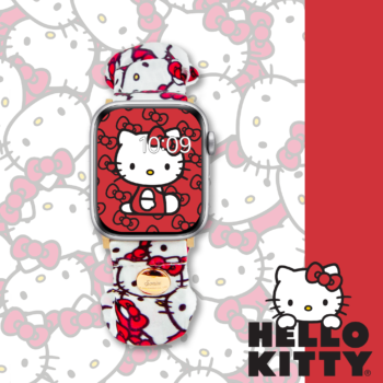 Classic Hello Kitty x Sonix Scrunchie Apple Watch Band (White)