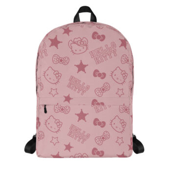 Hello Kitty Pink Western All-over Print Backpack