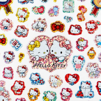 Hello Kitty 100-Piece Glitter Sticker Sheet