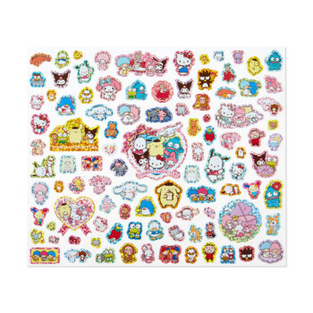 Sanrio Characters 100-Piece Glitter Sticker Sheet