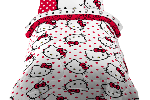 Hello Kitty Polka Dot Party Bedding Set