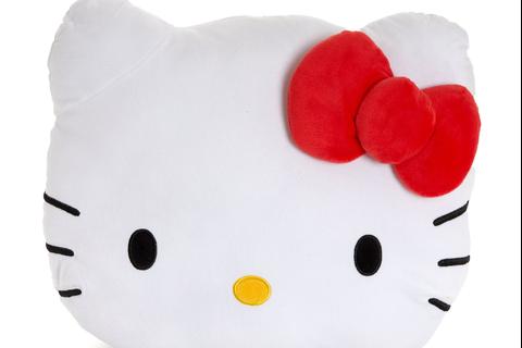 Hello Kitty Plush Decorative Throw Pillow