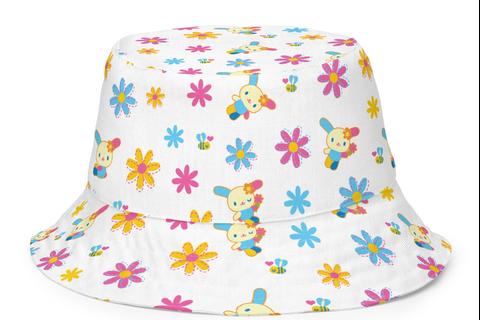 U*SA*HA*NA Daisy Patchwork Reversible Bucket Hat