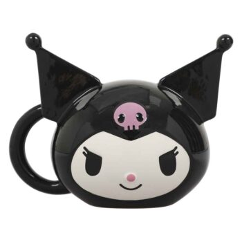 Kuromi Face Sculpted Mug