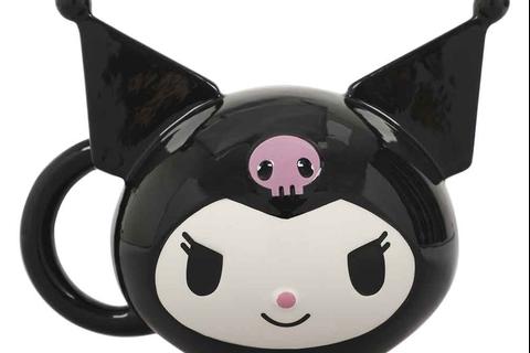 Kuromi Face Sculpted Mug