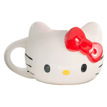 Hello Kitty Face Sculpted Mug (Red)