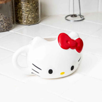 Hello Kitty Face Sculpted Mug (Red)