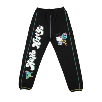 Hello Kitty x Dumbgood Butterfly Glitter Sweatpants