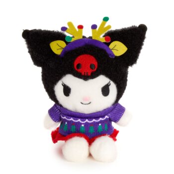 Kuromi Fuzzy Plush (Sweater Weather Series)