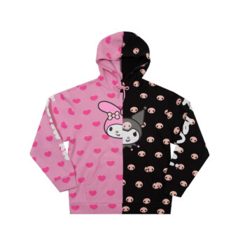 My Melody & Kuromi Split Pullover Hoodie