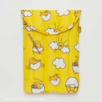 Gudetama x Baggu Puffy Laptop Sleeve