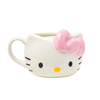 Hello Kitty Face Sculpted Mug (Pink)