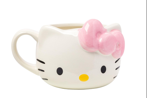 Hello Kitty Face Sculpted Mug (Pink)