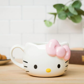 Hello Kitty Face Sculpted Mug (Pink)