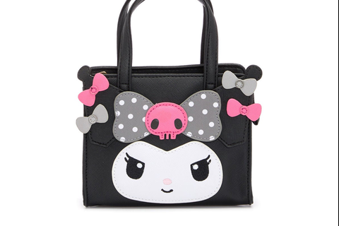 Kuromi 2-Way Mini Black Handbag (Dainty Doll Series)