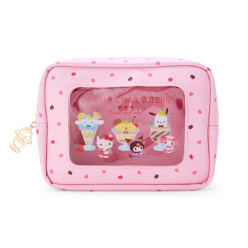 Sanrio Characters Zipper Pouch (Parfait Shop Series)