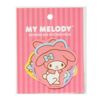 My Melody Sayings Big Sticker Pack