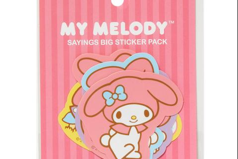 My Melody Sayings Big Sticker Pack