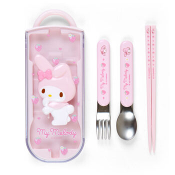 My Melody Strawberry Utensil Set Trio