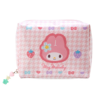 My Melody Zipper Pouch (Floral Houndstooth Series)