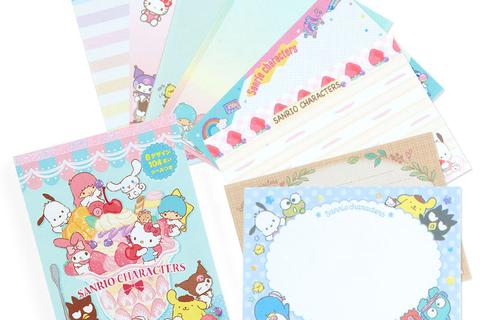 Sanrio Characters Memo Pad & Sticker Set