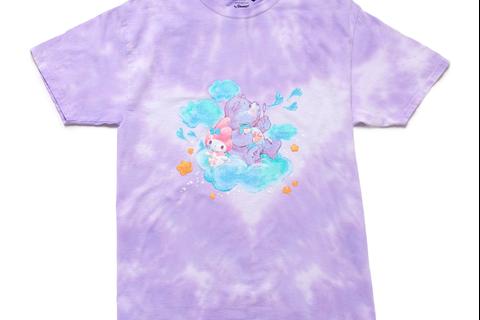 My Melody x Care Bears Tie-Dye Glitter Tee