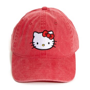 Hello Kitty Retro Pigment Wash Cap (Rose)