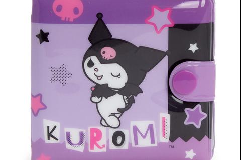 Kuromi Vinyl Snap Wallet