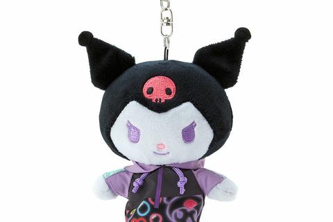 Kuromi Plush Mascot Keychain (Vivid Series)