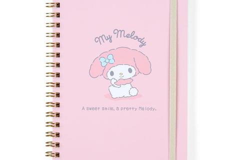 My Melody Lined Notebook (Elastic Closure)