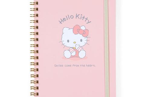 Hello Kitty Lined Notebook (Elastic Closure)