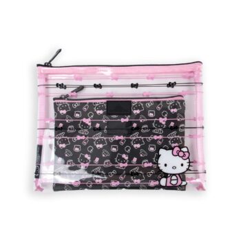 Hello Kitty x Impressions Slim Pouch Set (Black)