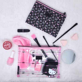 Hello Kitty x Impressions Slim Pouch Set (Black)