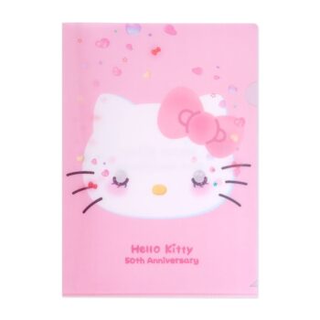 Hello Kitty Clear File Folder (50th Anniv. The Future In Our Eyes)