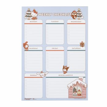 Hello Kitty and Friends x Erin Condren Holiday Checklist Notepad