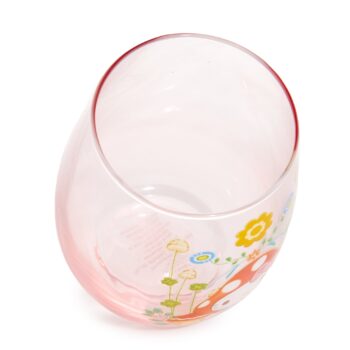 Hello Kitty Mushroom Glass Tumbler