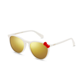 Hello Kitty x MVMT Ingram Sunglasses (Glossy White)