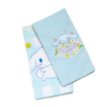 Cinnamoroll Gingham Floral Kitchen Towel Set