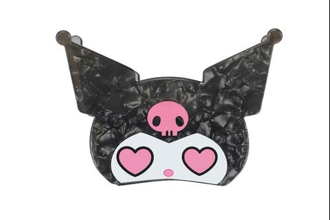 Kuromi Heart Eyes Hair Clip