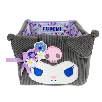 Kuromi & Baku Mini Storage Bin (Charming Florals Series)