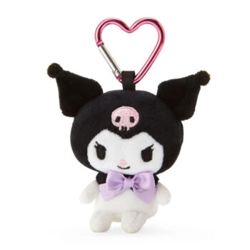 Kuromi Plush Mascot All My Heart Keychain